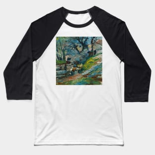 Au Bord De La Riviere, Marseilles by Adolphe Monticelli Baseball T-Shirt